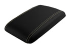 Leather Console Lid Armrest Cover for Cadillac DTS (2006–2011) Beige Stitch