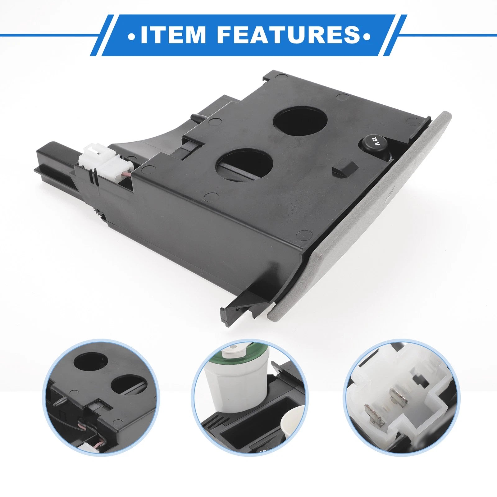 Cup Holder for Volkswagen Transporter T5 (2003–2013) No. 7H285860130T