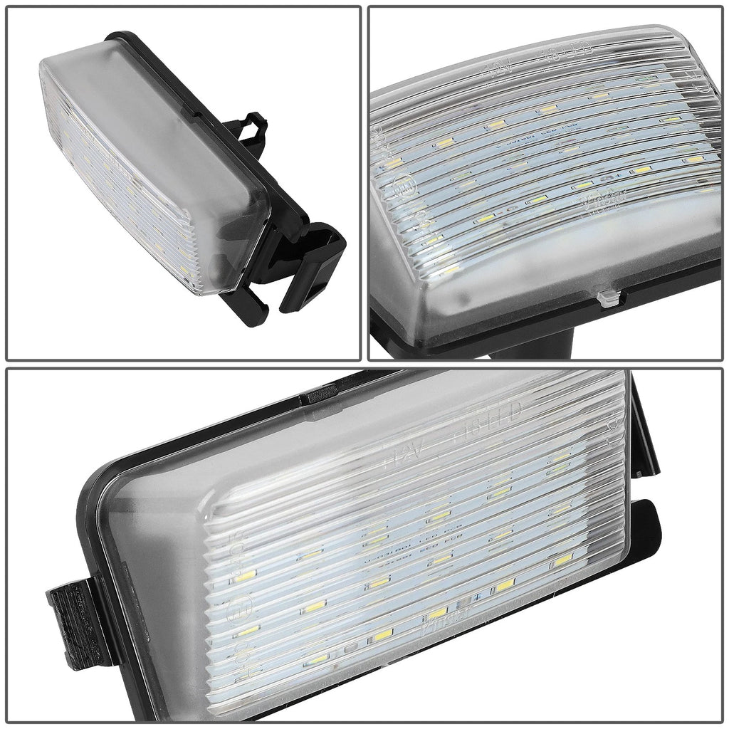 LED License Plate Light Lamps for Nissan 350Z 370Z GTR G35 G37 Q60 (2003–2020)