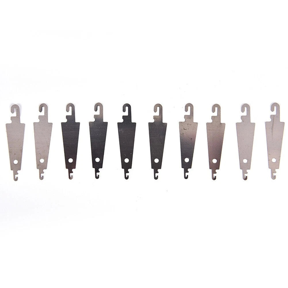 Set of 10 Stainless Steel Needle Threading Tools for Hand Sewing
