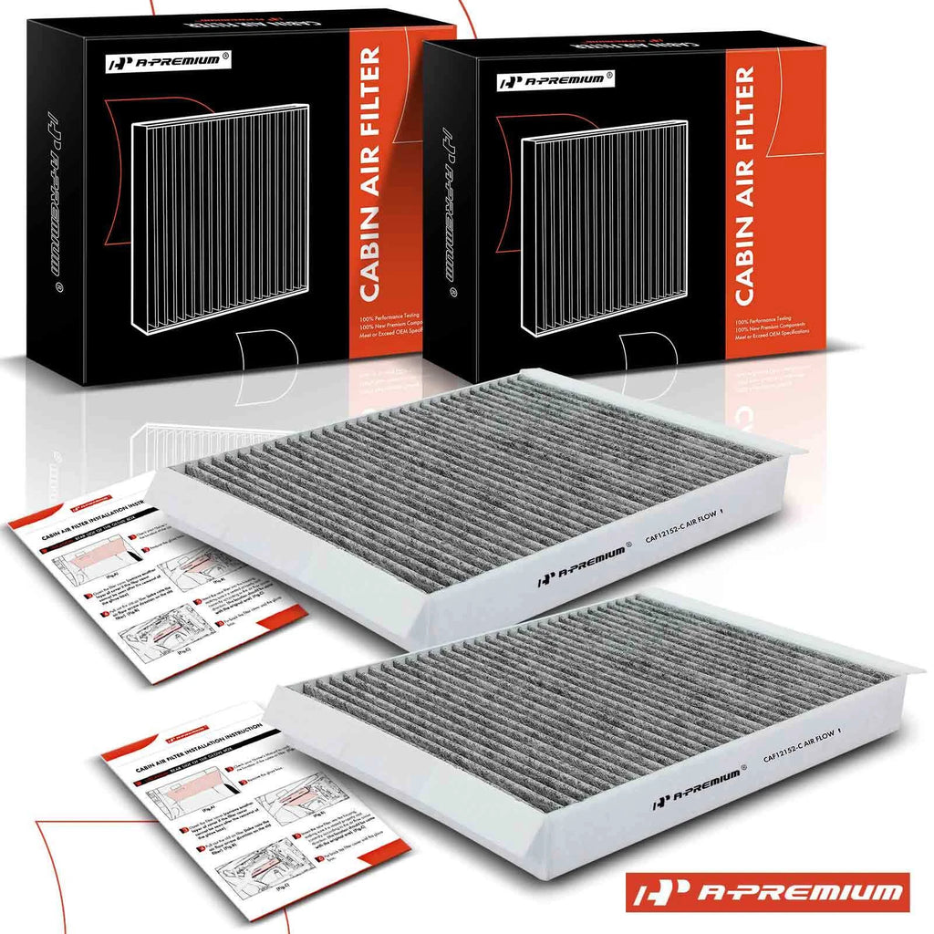 2X Activated Carbon Cabin Air Filter for Ford Mustang (2015–2022)
