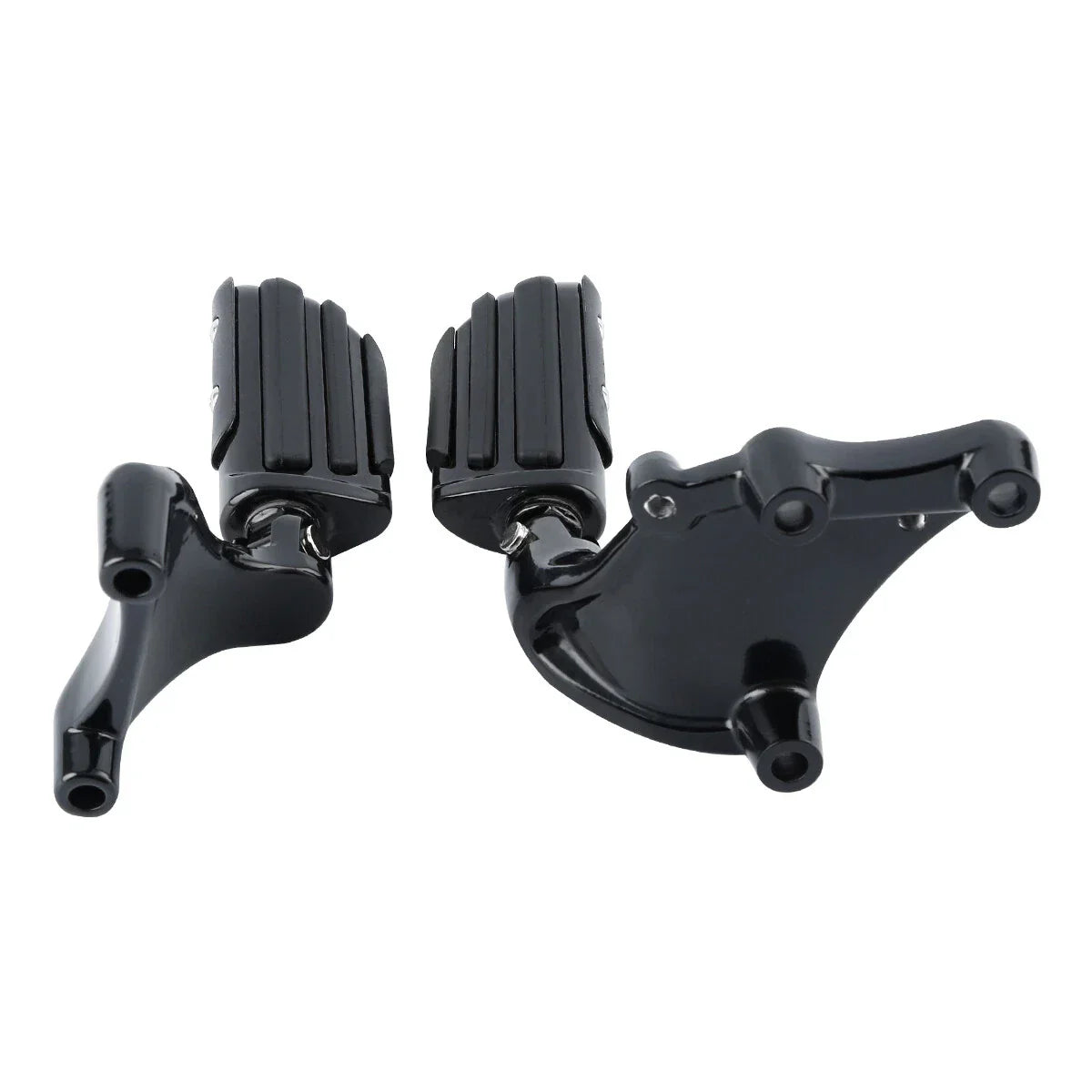Black Passenger Foot Pegs for Harley Sportster 883 1200 (2014-2022)