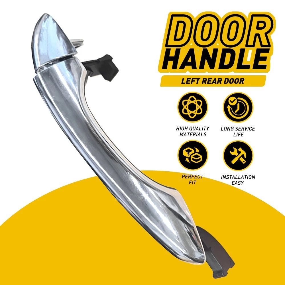 Chrome Rear Left Driver Side Exterior Door Handle for Kia Sorento (2016–2020)