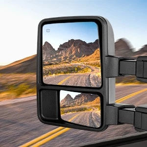 Pair Power Heated Turn Signal Towing Mirrors for Ford F250-F550 (2008–2016)
