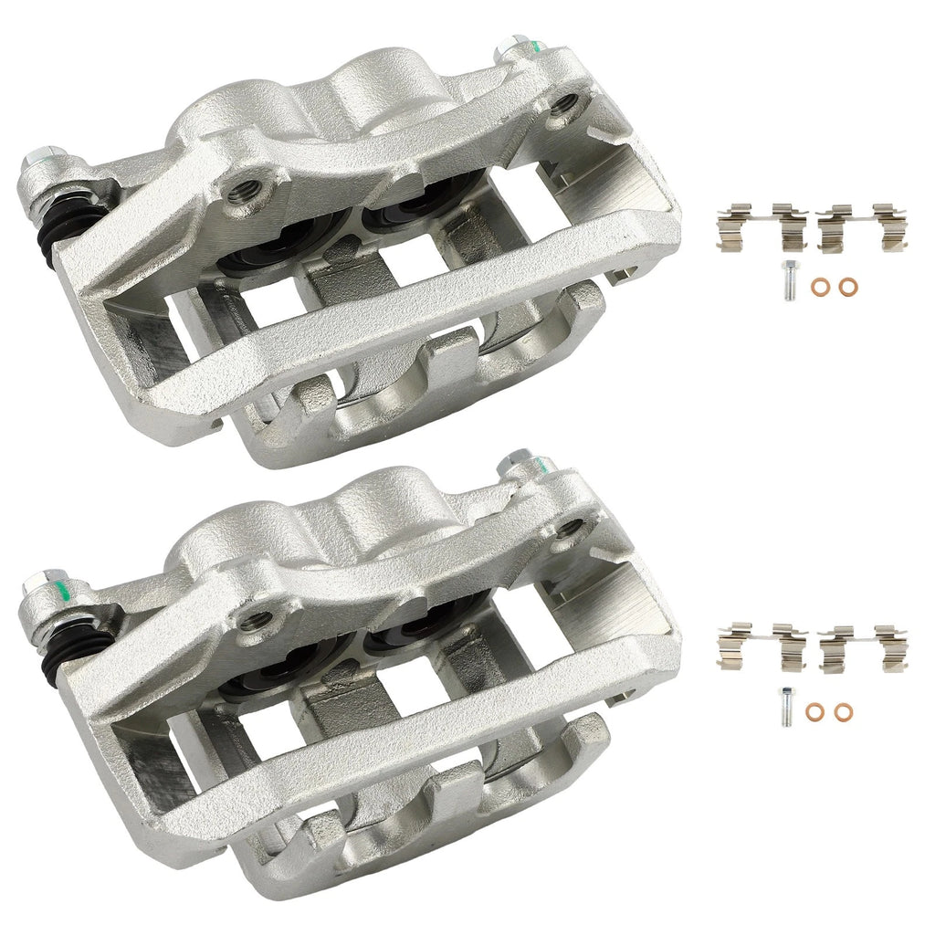 Set of 2 Front Brake Calipers for Ford Flex, Lincoln MKS (2009–2019)