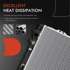 Radiator with Trans Oil Cooler for Kia Amanti (2007–2009)