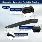 Set of 2 Rear Windshield Wiper Blade Arms for Kia Sedona (2009–2013)