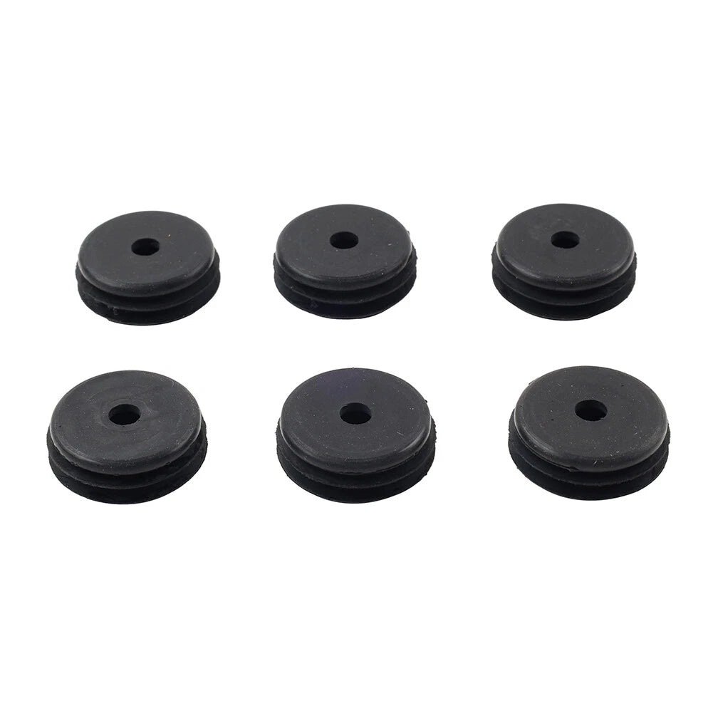 6X Black Side Nerf Bar End Cap Plug 5450653 for Polaris General 1000 (2016–2025)