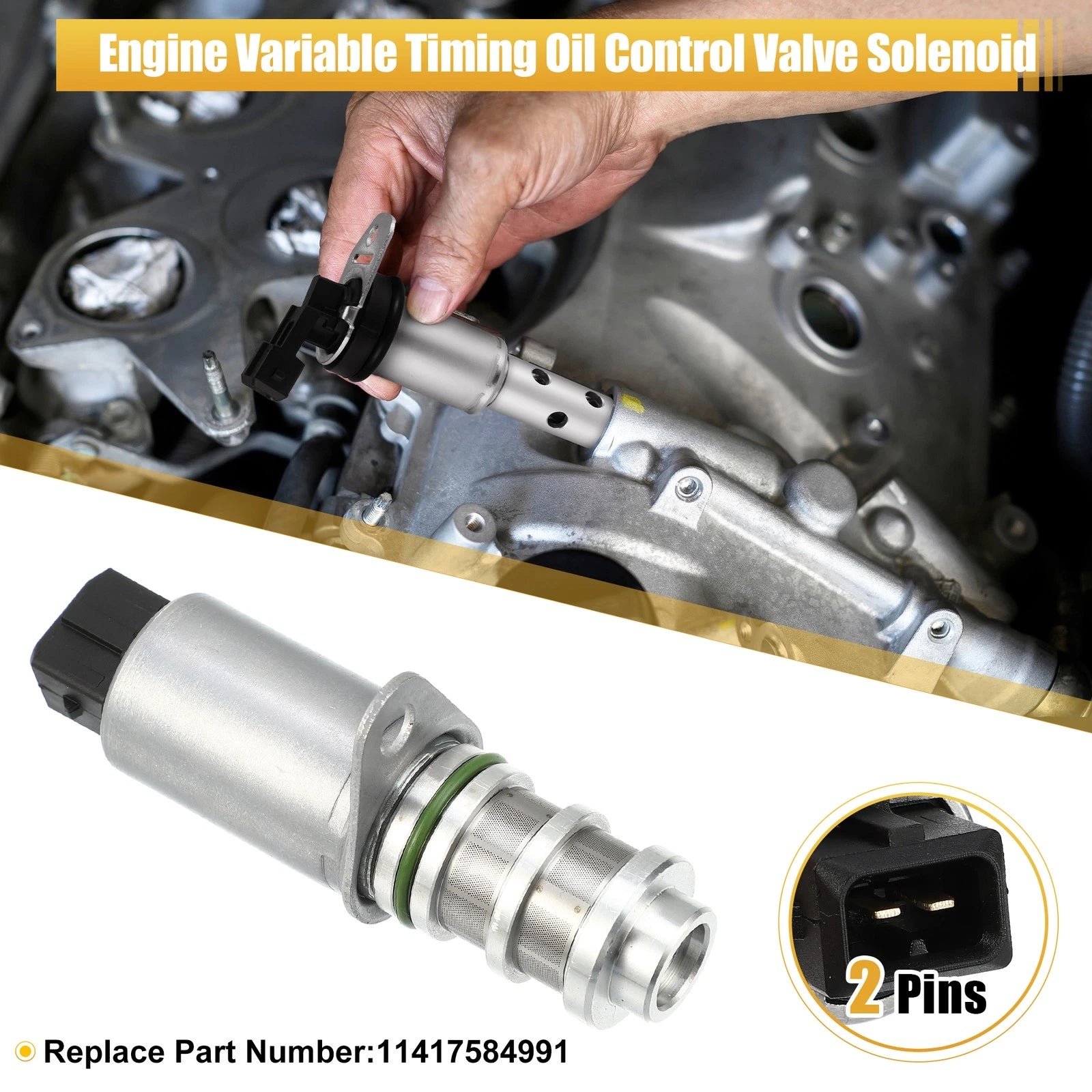VVT Solenoid for BMW X3 3.0i (2007–2008) No. 11417584991