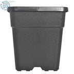 Set of 10 Reusable 2 Gallon Black Nursery Pots for Plants