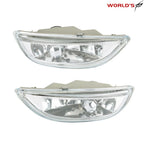 Pair Clear Fog Lights for Toyota Corolla (2001–2002)