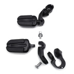 2X 2.5" Black Slipstream FootPeg Rubber Kit for Harley Sportster Dyna