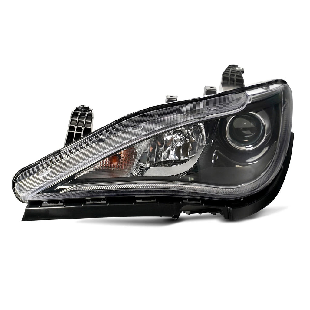 Halogen Projector Headlight for Chrysler Pacifica (2017–2020) Left LH, Chrome Bezel