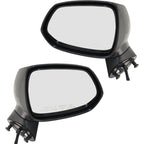 Set of 2 Power Mirrors for Honda Fit (2007–2008) Manual Folding