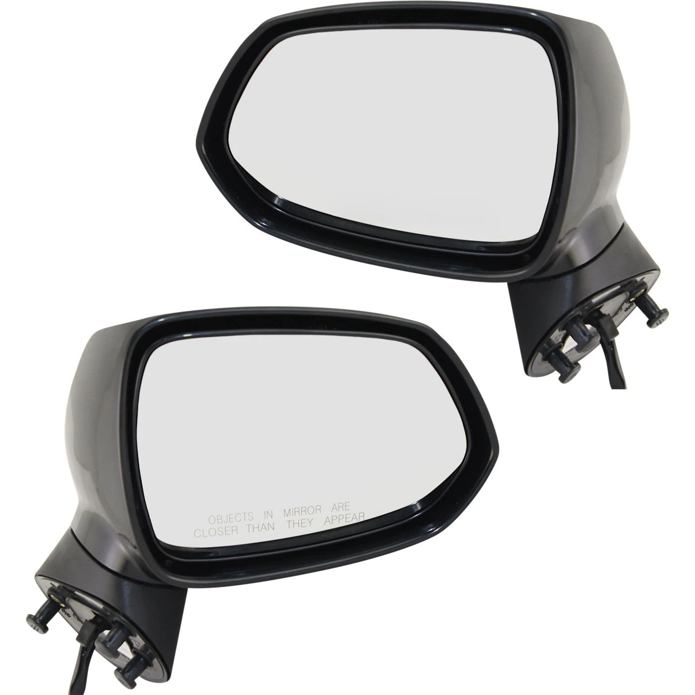 Set of 2 Power Mirrors for Honda Fit (2007–2008) Manual Folding
