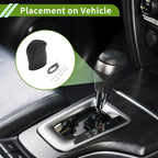 Lexus NX300 Gear Shift Knob Cover 2014-2021 Black Grey Faux Leather