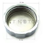 Front Brake Fluid Reservoir Cap for Suzuki GSXR, Kawasaki Ninja, Yamaha YZF, Honda CBR