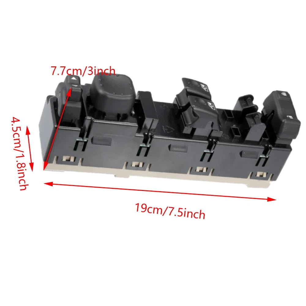 Front LH Master Window Control Switch for Chevy Silverado GMC Yukon (1999–2006)