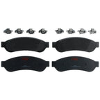 Set of 4 Disc Brake Pads for Ford F-350 Super Duty (2005–2007)