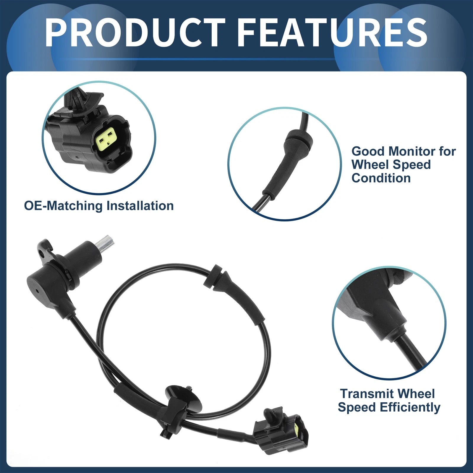 ABS Wheel Speed Sensor No. 96473224 for Chevrolet Aveo (2004–2011)