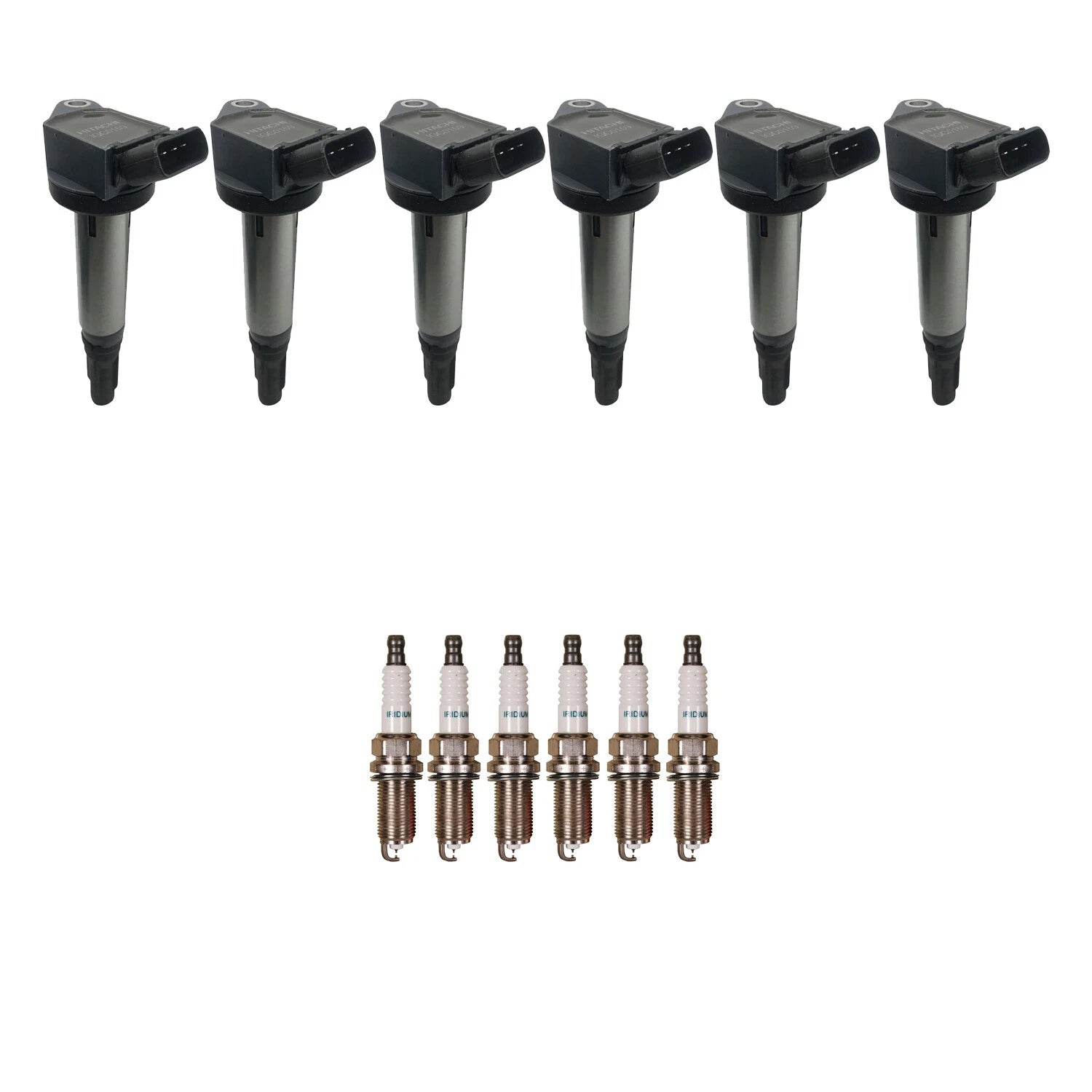 Set of 6 Ignition Coils & Denso Iridium Spark Plugs for RAV4 (2006–2012)