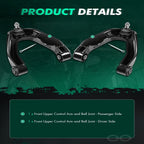 2X Front Control Arm and Ball Joint for Nissan Xterra (2000–2004)