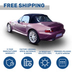 Soft Top Replacement for BMW Z3 Convertible (1996–2002) - Black & Clear Window