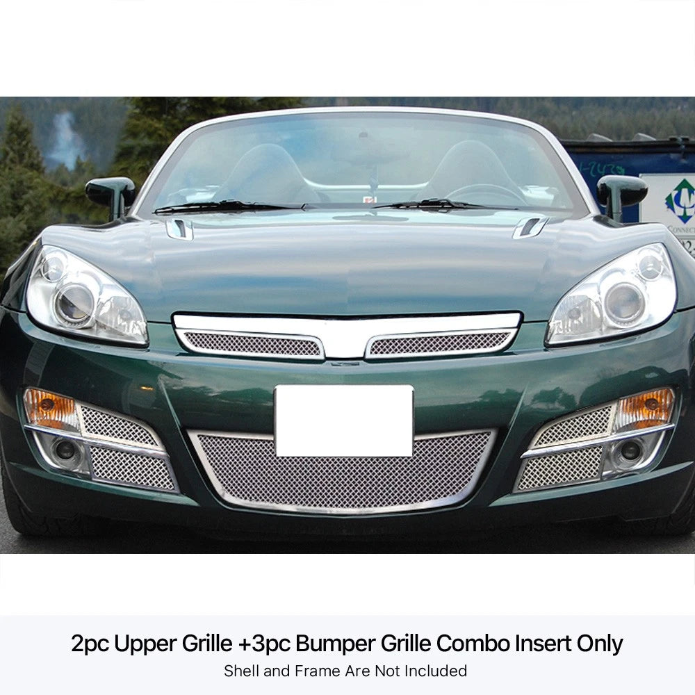 Stainless Mesh Grille Combo for Saturn Sky Red Line (2007-2009)