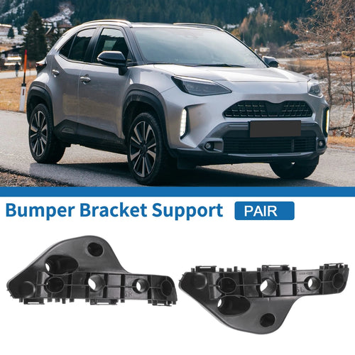 1 Pair Front Bumper Retainer Bracket No. 525360D230/525350D230 for Toyota Yaris (2012–2020)