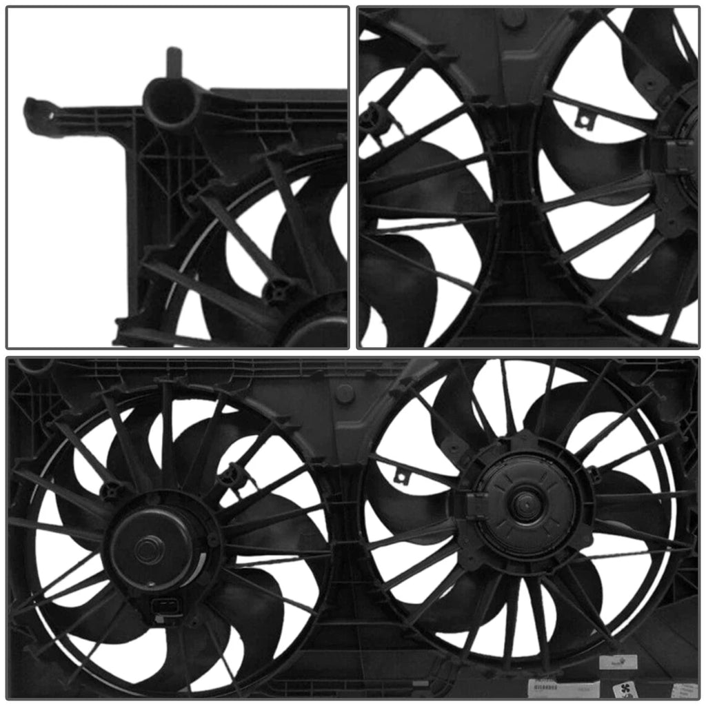 Single Cooling Radiator Fan Assembly for Venture Rendezvous Aztek Montana (2001–2007)