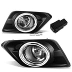 Fog Light Lamp Set for Nissan Rogue (2014–2016) OE Clear Lens + Switch + Bezel