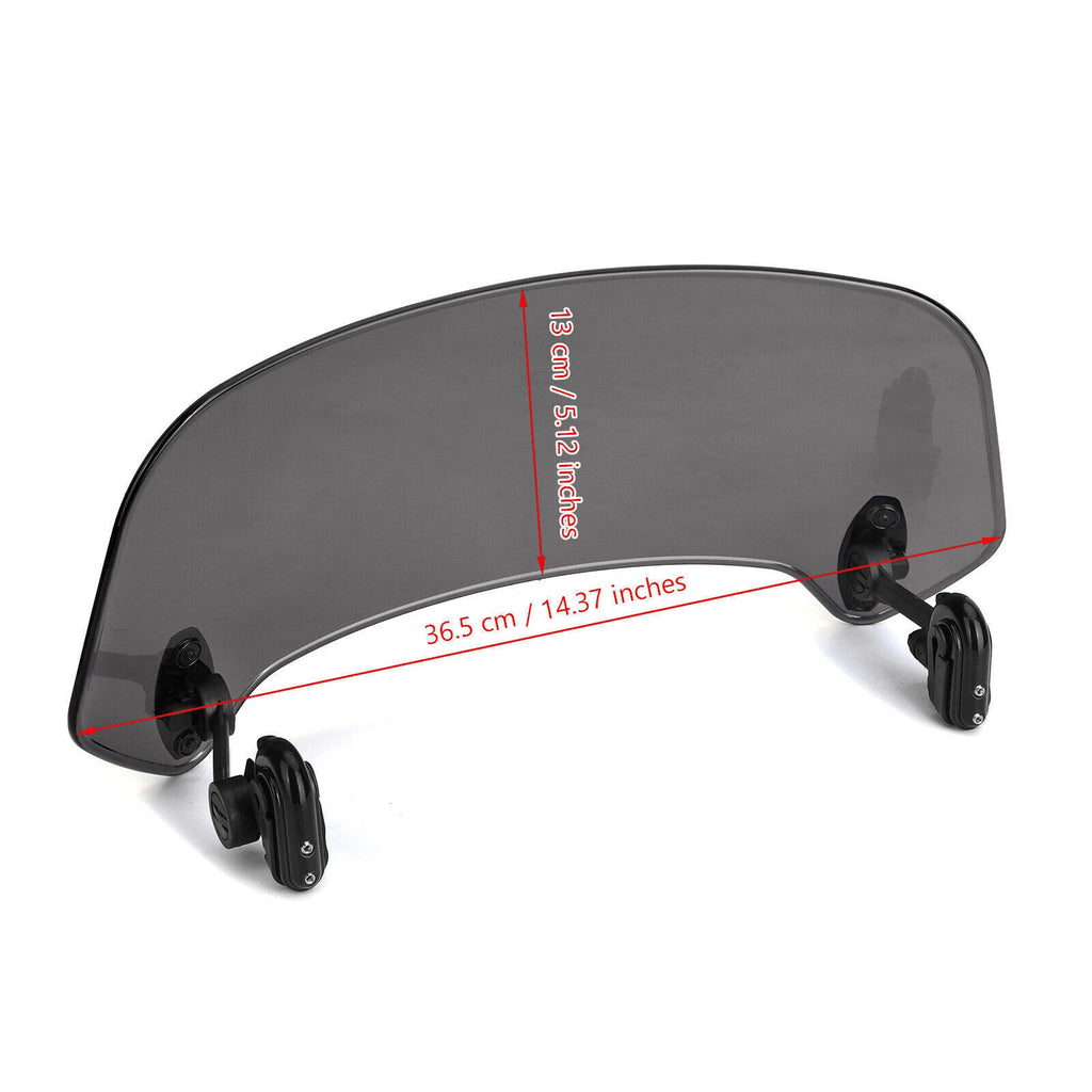Universal Clip On Wind Deflector Screen for Motorcycle (T9)