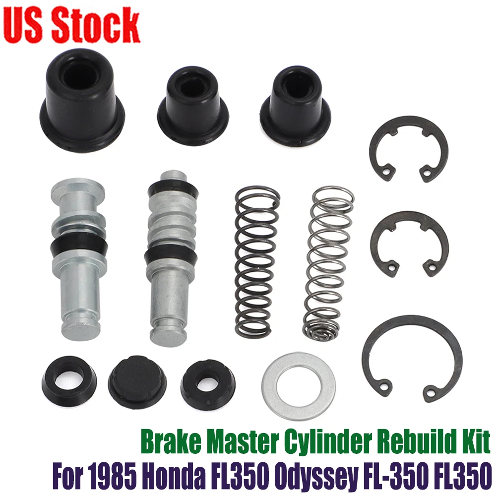 Set of 2 Brake Master Cylinder Rebuild Kits for Honda FL350 Odyssey (1985)