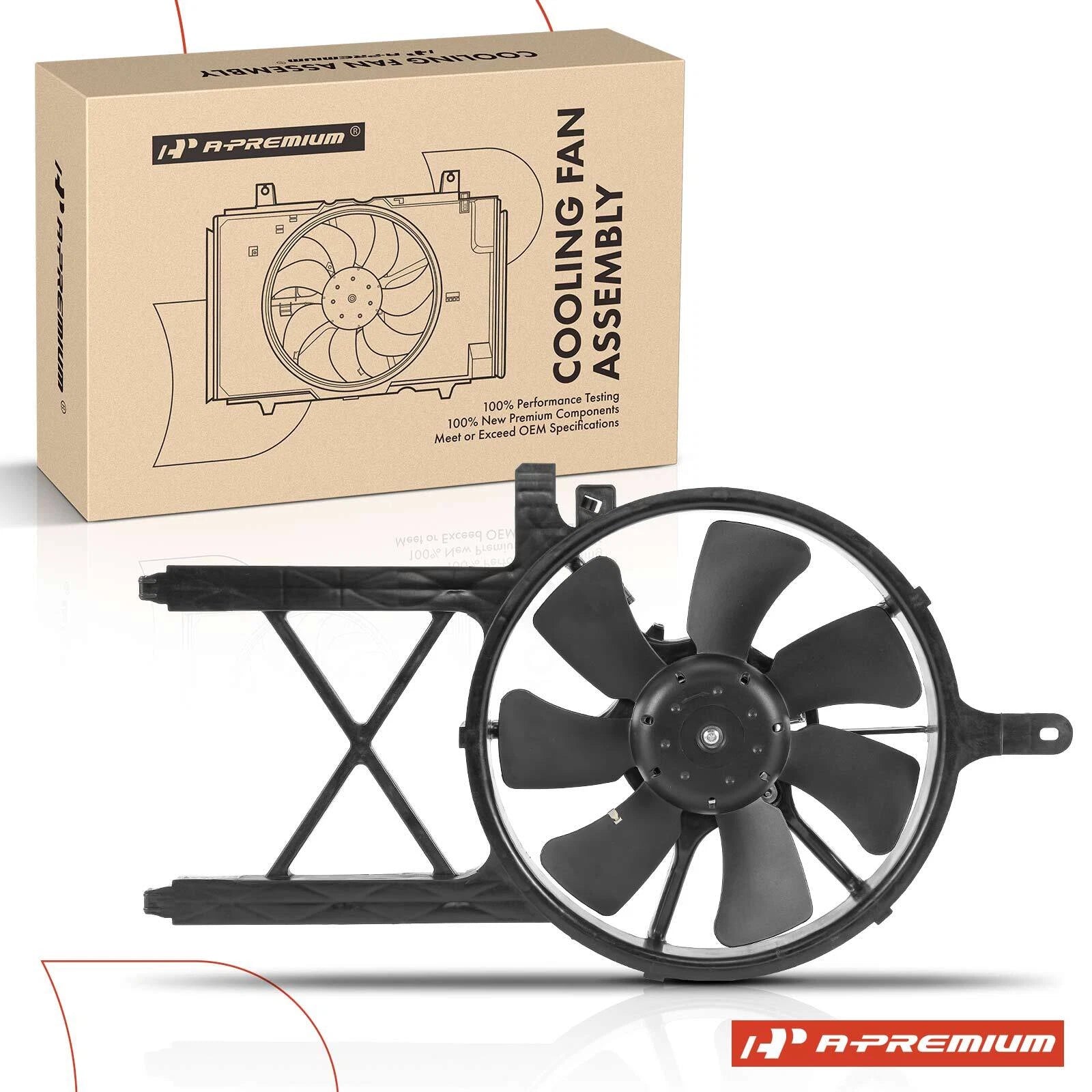 Cooling Fan Assembly with Shroud for Nissan Frontier Xterra Pathfinder (2005–2019)