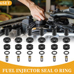Set of 6 Fuel Injector Seal O Rings for Toyota 3VZE 3.0 V6 (1988–1995)
