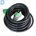 10 Ft Generator Extension Cord 3 Prong Power Cable 30 Amp Adapter Plug