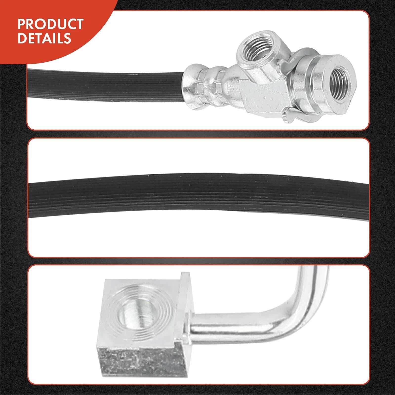 Front Left Brake Hydraulic Hose for Ford F-250 F-350 (1989–1996)