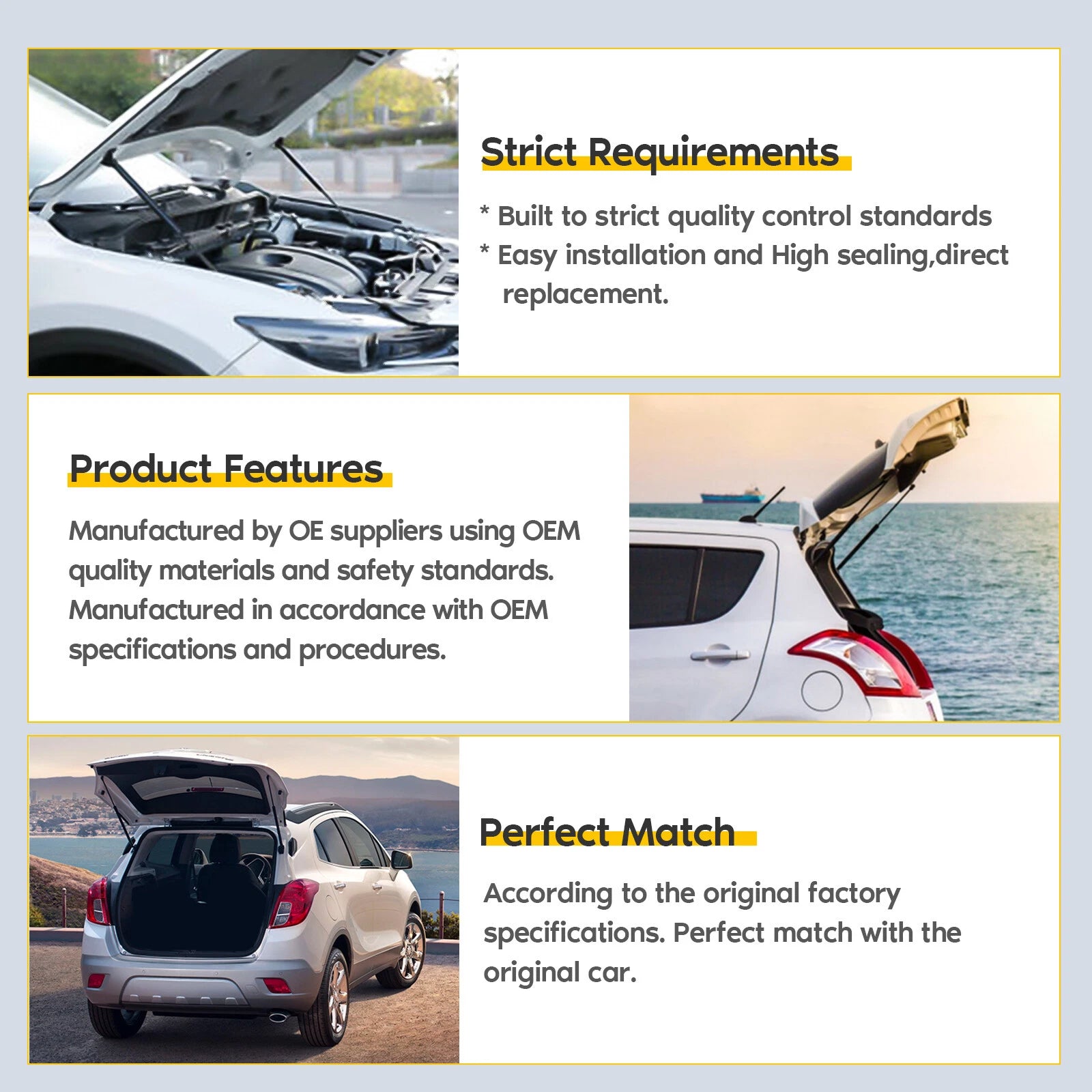Tailgate Lift Support for Ford F-250/350 Super Duty (1999–2014)