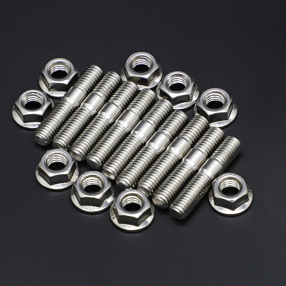 9X Exhaust Manifold Studs Kit for Honda Acura B/D Series Civic Integra (V3)