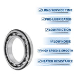 Deep Groove Ball Bearing 6015NR for Scooter Skateboard Wheel (P5)