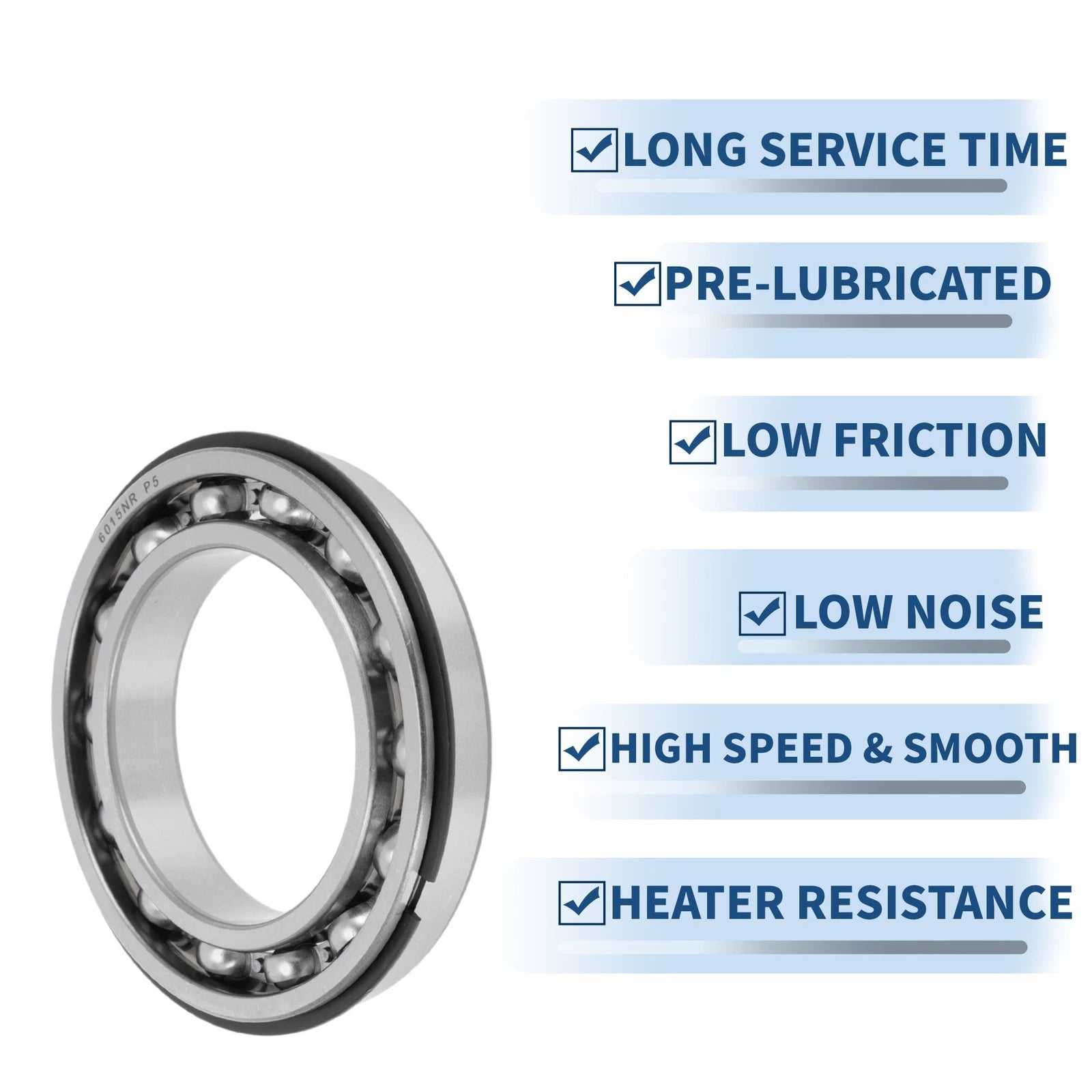 Deep Groove Ball Bearing 6015NR for Scooter Skateboard Wheel (P5)
