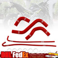 Silicone Radiator Coolant Hose Kit for Kawasaki Z900 (2017–2024) Red