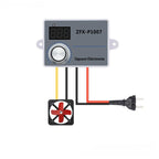 Adjustable Fan Speed Controller for AC220V Motors 500W