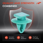 30Pcs 8mm Nylon Wheel Arch Flare Retainer Clips for Jeep Fiat