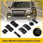 Window Switch Button Cover Trim for Mercedes Benz Class W212 W204 (2010–2016)