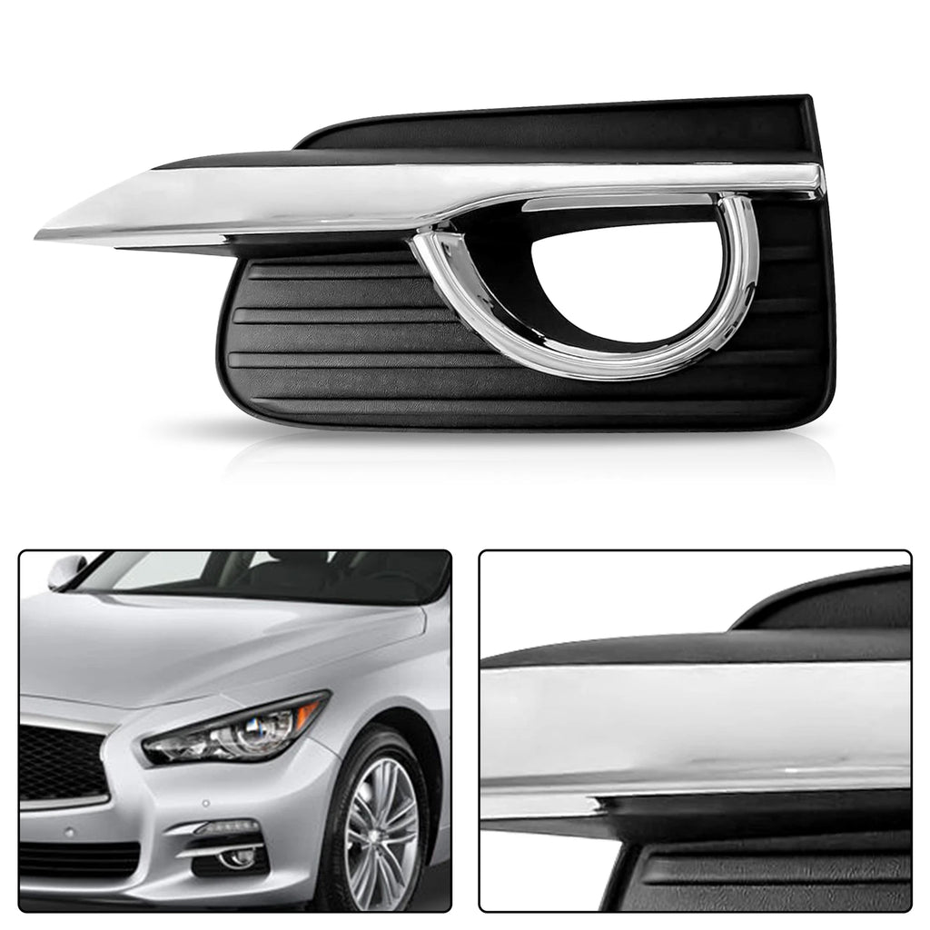 Fog Light Cover Grill Trim for Infiniti Q50 (2014-2017)