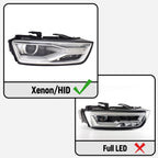 Xenon Headlight Assembly for Audi Q3 (2016–2018) Right Side W/ Bulb & Ballast