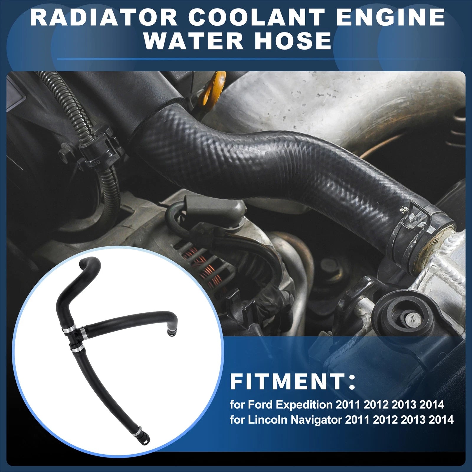 Inlet and Outlet HVAC Heater Hose for Ford Expedition (2011–2014) BL1Z18472A