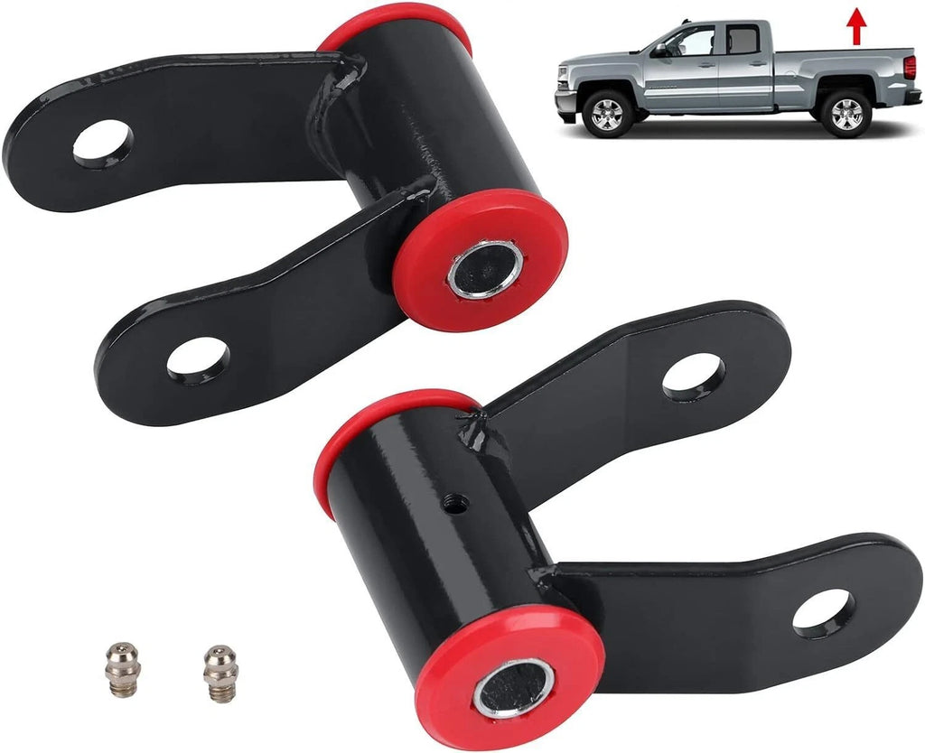 1" Rear Shackles Lift Kit for Chevy Silverado Sierra 1500 (1988–2018) 710515
