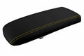 Leather Console Lid Armrest Cover for Ford Explorer (1995–2001) Yellow Stitch